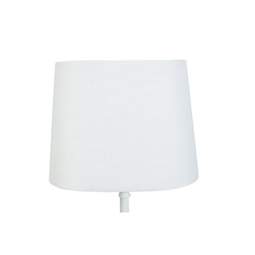 Lampskärm Linne Oval Vit 23*16cm