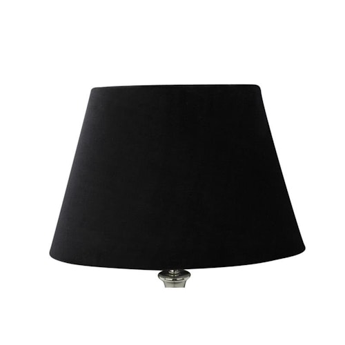 LS-250S Oval Lampskärm Svart Sammet