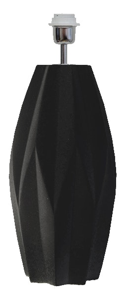 Geometric Svart Lampfot 50cm