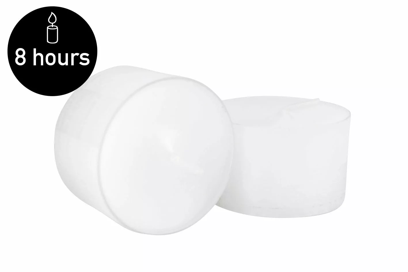 25-pack Värmeljus 8h brinntid