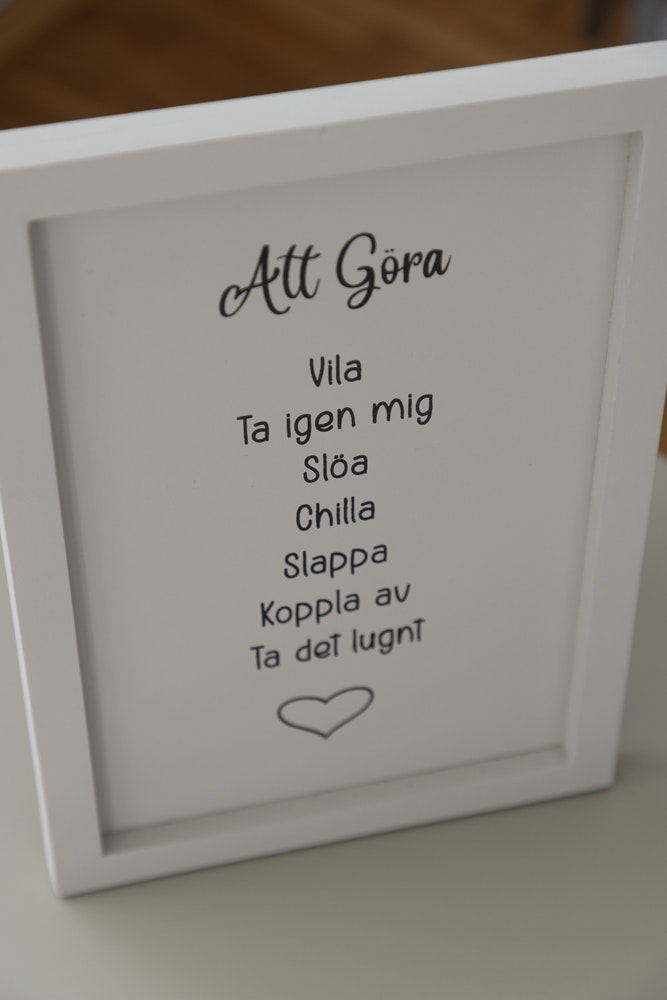 Tavla "Att göra"