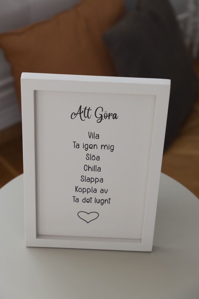 Tavla "Att göra"