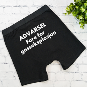 Boxershorts - Advarsel