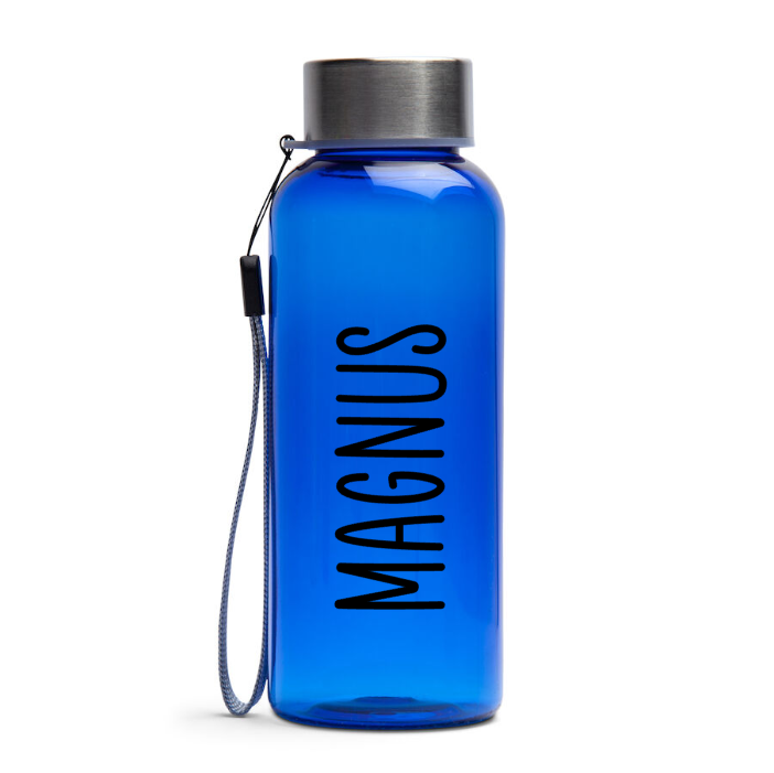Vannflaske - Blå, 350 ml