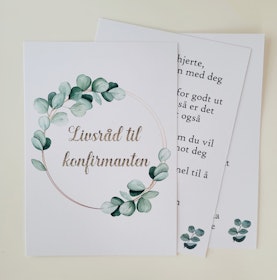 Livsråd til konfirmanten