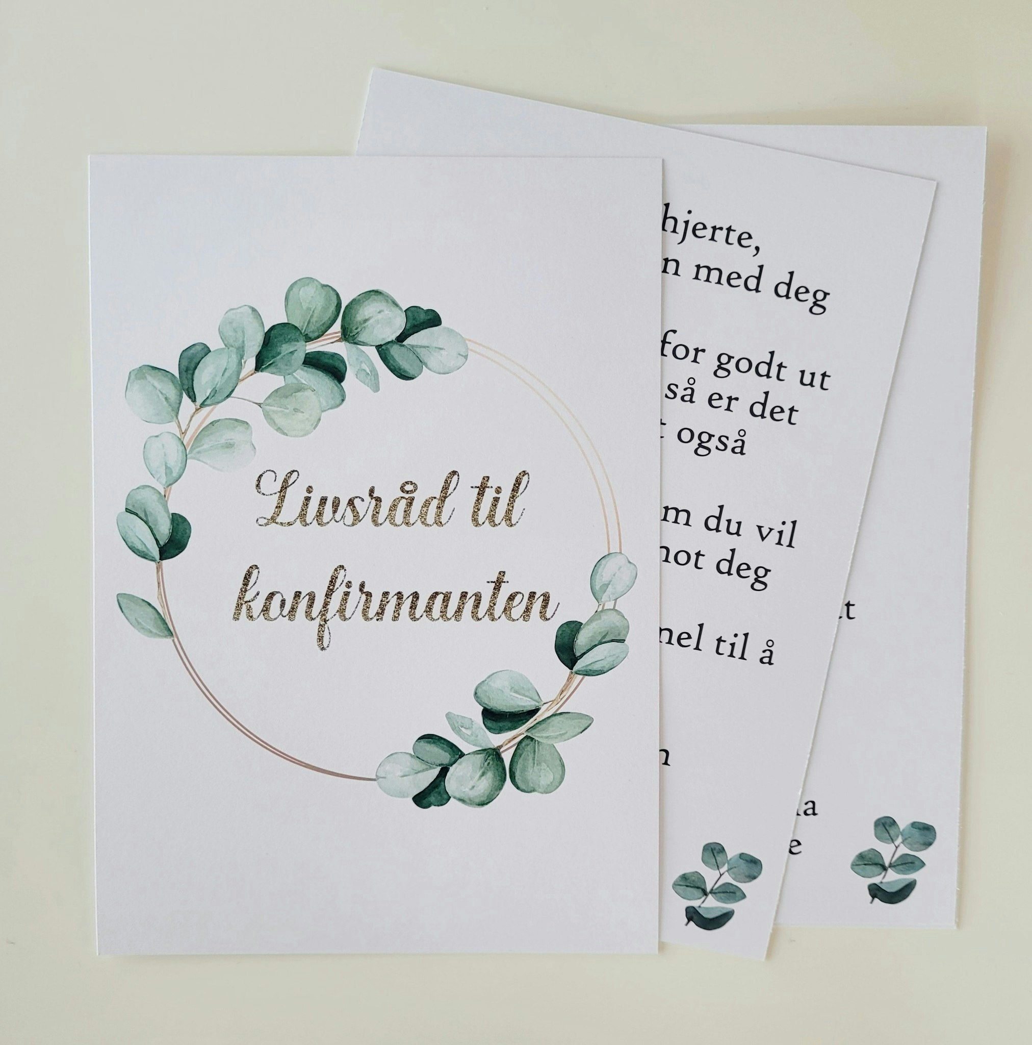 Livsråd til konfirmanten