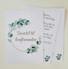 Livsråd til konfirmanten