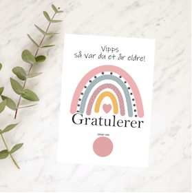Gratulerer (rosa)