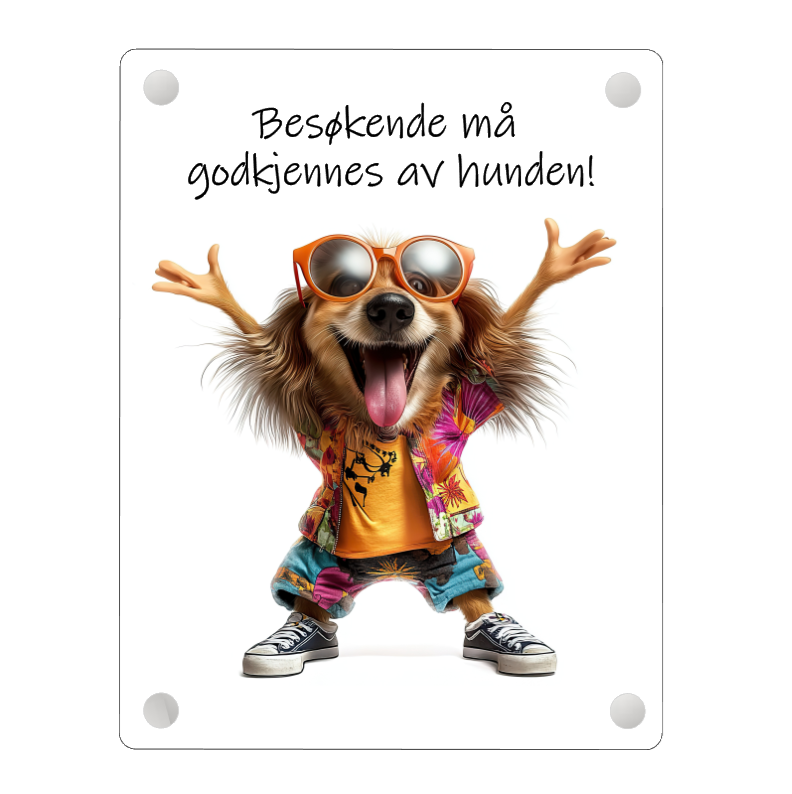 Besøkende må godkjennes av hunden!