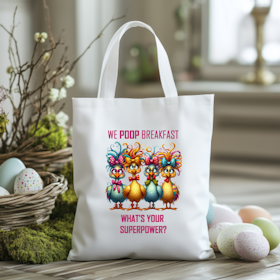 We poop breakfast, tøynett