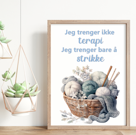 Jeg trenger ikke terapi..