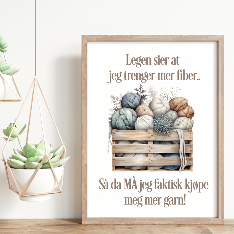 Legen sier...