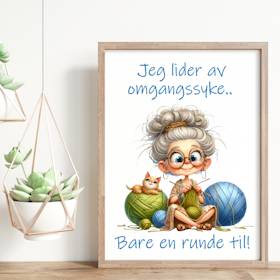 Jeg lider av omgangssyke..