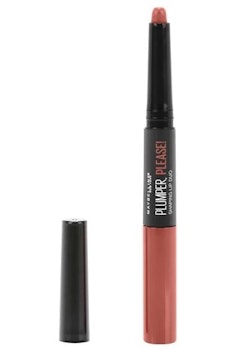 Maybelline New York plumper please duo lip gloss-205 Close up