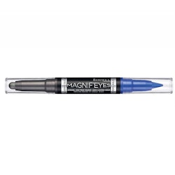 Rimmel Magnif'eyes Duo Eyeshadow & Liner Pen Stick Double Ended Eye Pencil- Dark side of blue