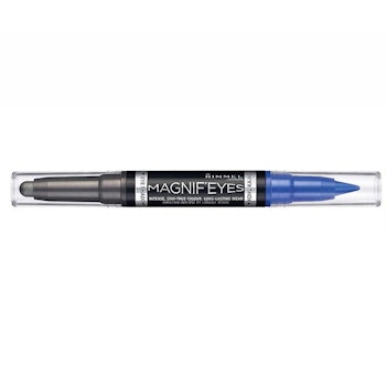 Rimmel Magnif'eyes Duo Eyeshadow & Liner Pen Stick Double Ended Eye Pencil- Dark side of blue