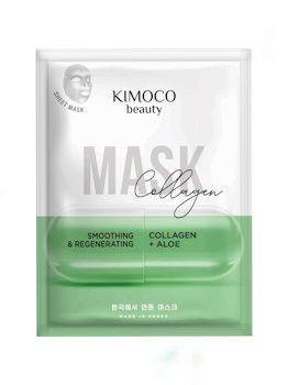 Kimoco beauty mask Collagen + Aloe - Smoothing & Regenerating Sheet Mask
