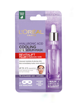 Loreal Paris Revitalift Filler Eye Mask Hyaluronic Cooling Eye Serum- Øye maske