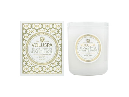 Voluspa Boxed Candle - EUCALYPTUS & WHITE SAGE