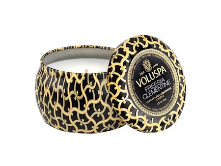 Voluspa Mini tin candle - Freesia Clementine