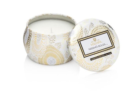 Voluspa Petite Decorative Tin Candle - Nissho Soleil