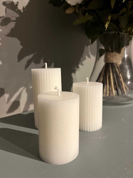Små mönsterljus - Färgade