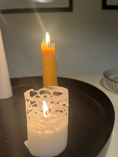 Små mönsterljus - Färgade