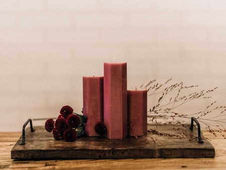 Spindelljus - Rosa