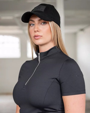 FAGER Caps, sort med preget logo