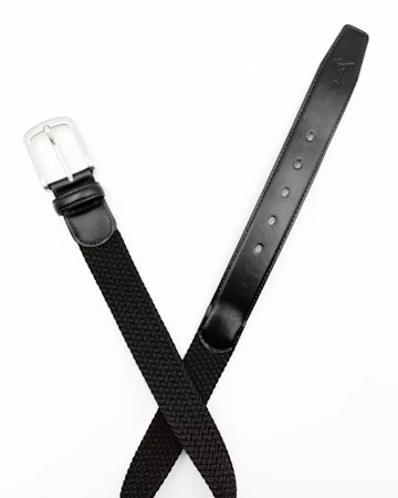 FAGER Elastisk belte, sort/brun