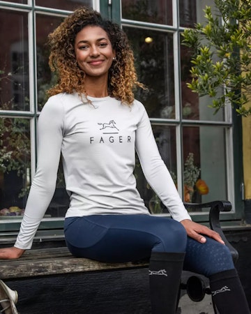 Fager Fia Long Sleeve, lys grå