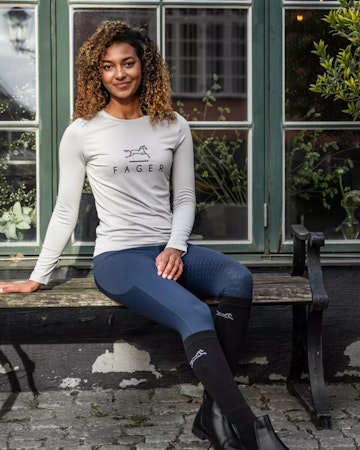 Fager Fia Long Sleeve, lys grå