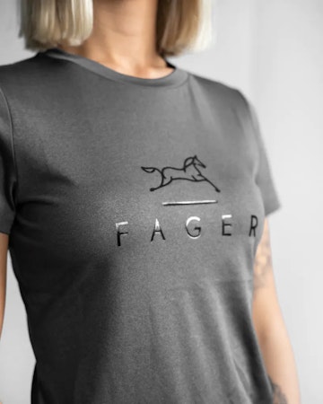 Fager Fia Short sleeve T-skjorte, mørk grå