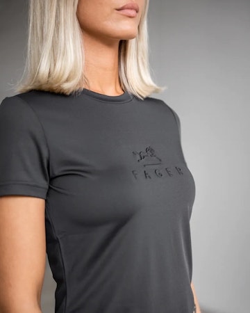 Fager Ida Short sleeve T-skjorte, mørk grå