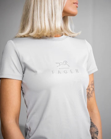 Fager Ida Short sleeve T-skjorte, lys grå