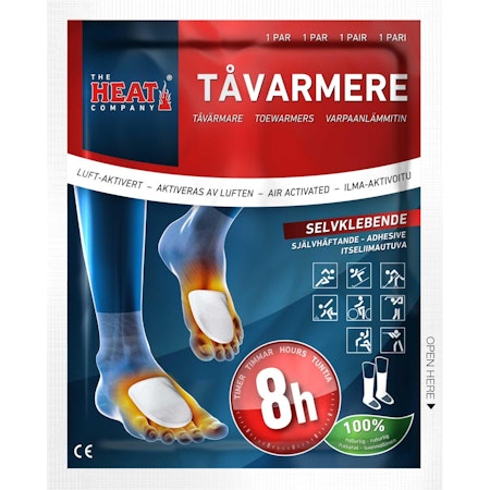 Tåvarmer, 5 pk