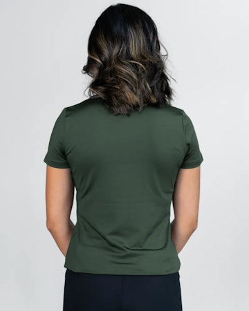 Fager Fia Short sleeve T-skjorte, mørk grønn