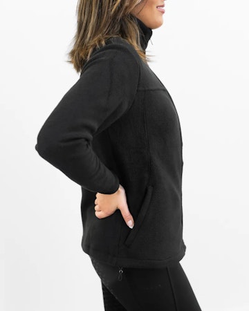 Fager Astrid Fleecejakke, sort