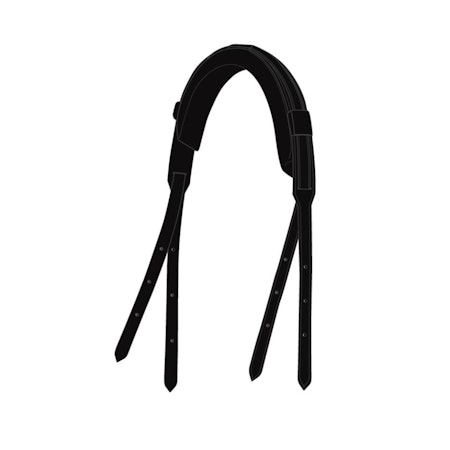 CATAGO Gentle neckpiece m/padding, sort