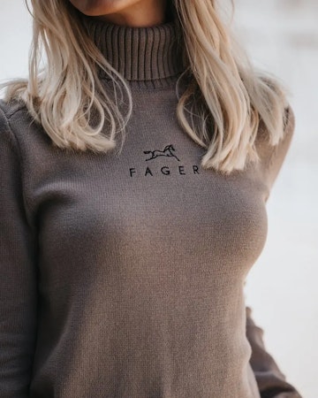 Fager Jackie turtleneck genser, beige