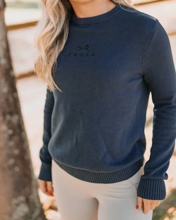 Fager Emily crew neck genser, marine