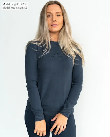 Fager Emily crew neck genser, marine