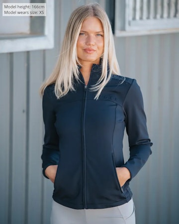 Fager Vera Full-zip sport sweater, marine