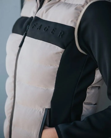 Fager Alexa Hybrid Vest, beige