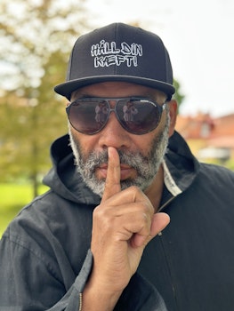Håll din kæft Snapback Keps - Svart