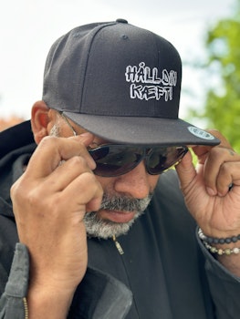 Håll din kæft Snapback Keps - Svart