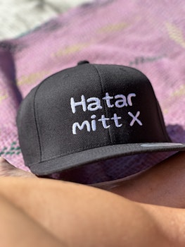 Hatar mitt X - Svart