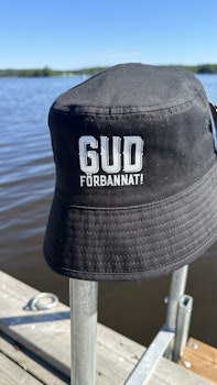 GUD Förbannat- Bucket hat-Svart