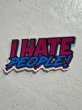 Sticker - Synthwave I Hate People
