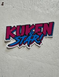 Sticker - Synthwave Kuken står
